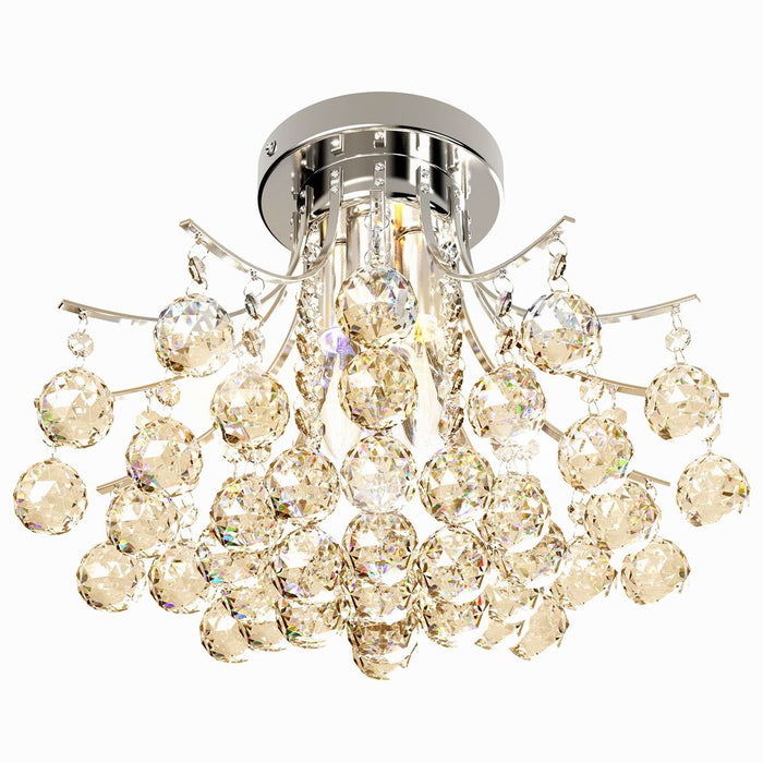 Shimmering Crystal Chandelier: Modern Pendant Light with K9 Crystals for a Glamorous and Stylish Ceiling Lighting