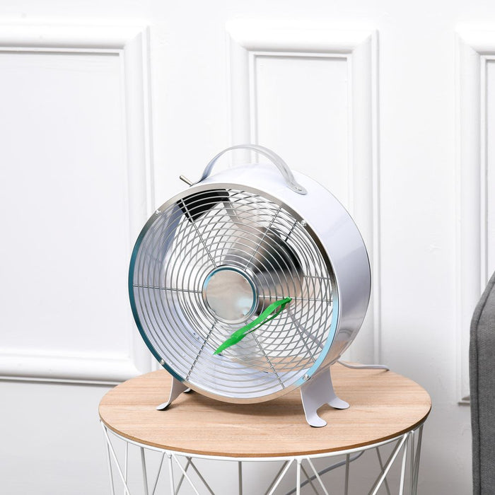 Powerful HOMCOM 2-Speed Electric Fan - Safe & Stable - Ideal for Home & Office