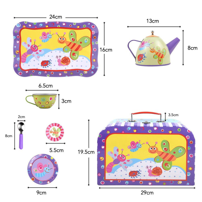 SOKA Tea Set - Cute Bug Design, High Quality Plastic