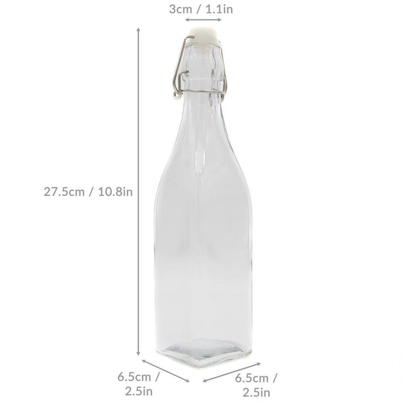 Preserve Airtight Glass Bottles 500ml - Set of 6 | Maison & White | Kitchen, Infusing, Parties