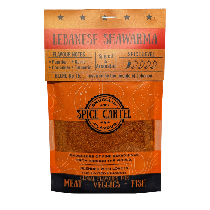 Spice Cartel's Lebanese Shawarma 35g Resealable Pouch