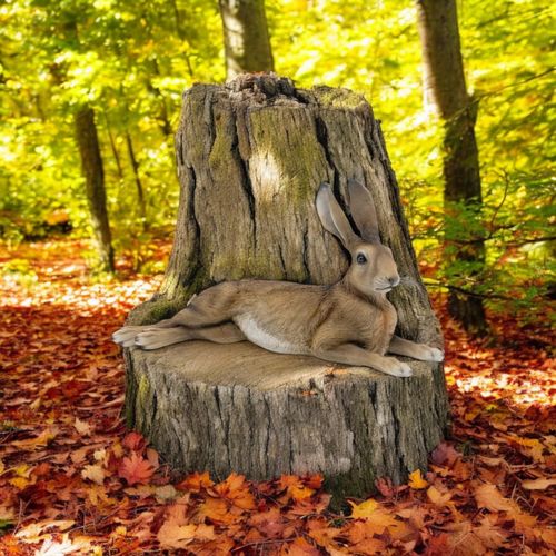47CM LYING RABBIT GARDEN DECOR