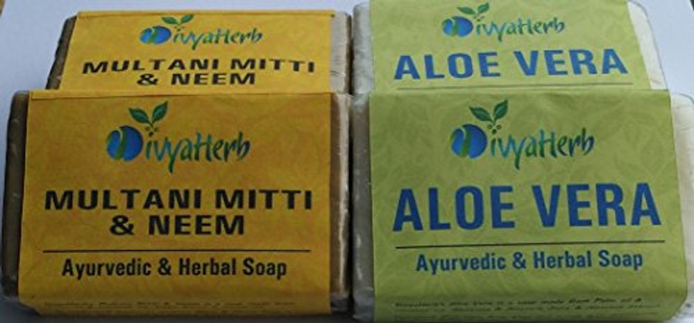 Aloe Vera Soap 100grm: Healing & Therapeutic Properties, Enhances Skin & Hair, Detoxifies & Cleanses, Anti-Inflammatory. Best Quality!