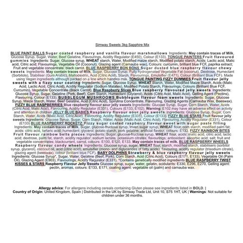 Simway Sweets Sapphire Mix Sweet Gift Jar