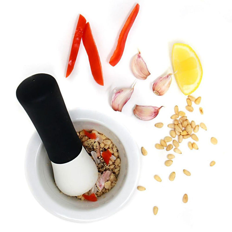 Efficient Ceramic Pestle & Mortar Set | Maison & White