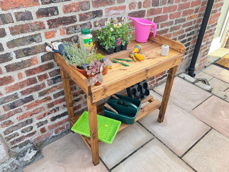 Premium Rot-Free Garden Table: Davenport Utility - Ideal for Potting/Seeding. 10 Year Guarantee.