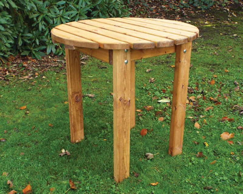 Circular BBQ Table - Charles Taylor - Handcrafted in Britain - Rustproof & Rot Free - 10 Year Guarantee