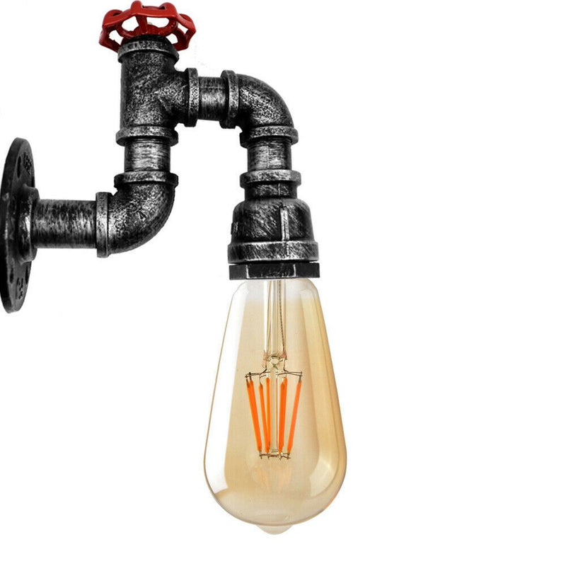 Vintage Industrial Water Pipe Wall Sconce Light E27~2173