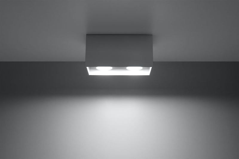 Stylish LED Ceiling Lamp - Modern Loft Design, High-Quality, Grey SQ Shape - Perfect for Any Room - Buy Now!