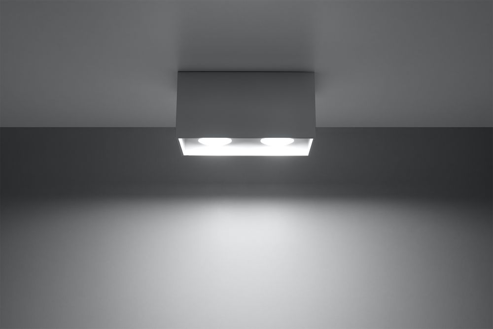 Stylish LED Ceiling Lamp - Modern Loft Design, High-Quality, Grey SQ Shape - Perfect for Any Room - Buy Now!