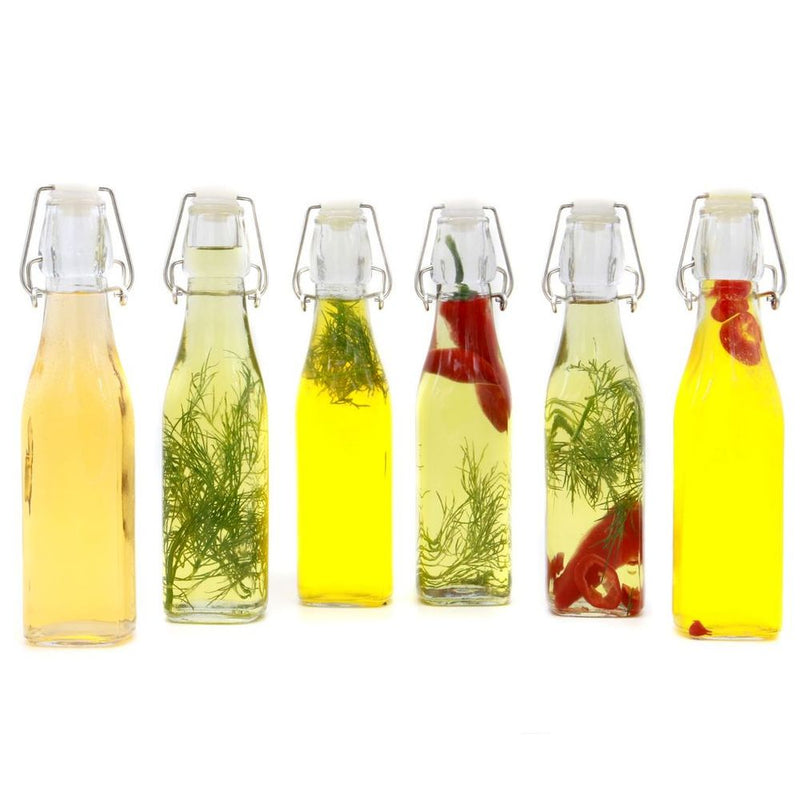 Preserve Airtight Glass Bottles 500ml - Set of 6 | Maison & White | Kitchen, Infusing, Parties