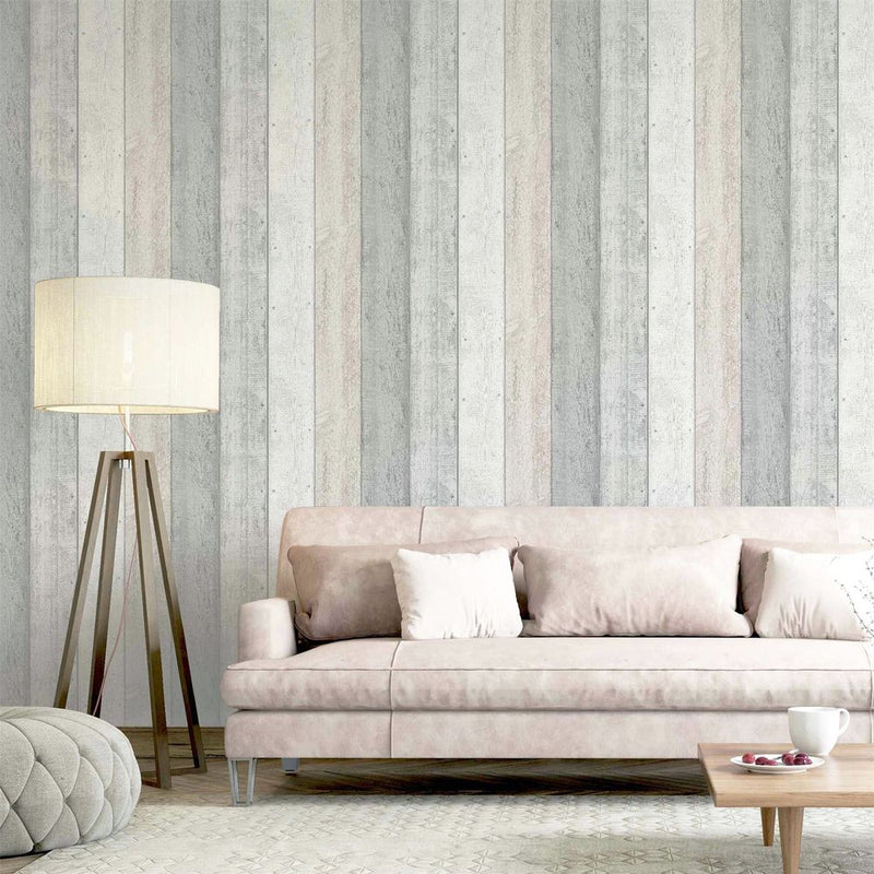 Premium Quality Painted Wood - Pink/Grey SW12