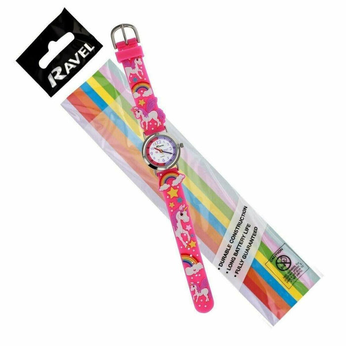 Ravel Girls Unicorn Time Teacher Watch - 3D Cartoon Design - High Quality