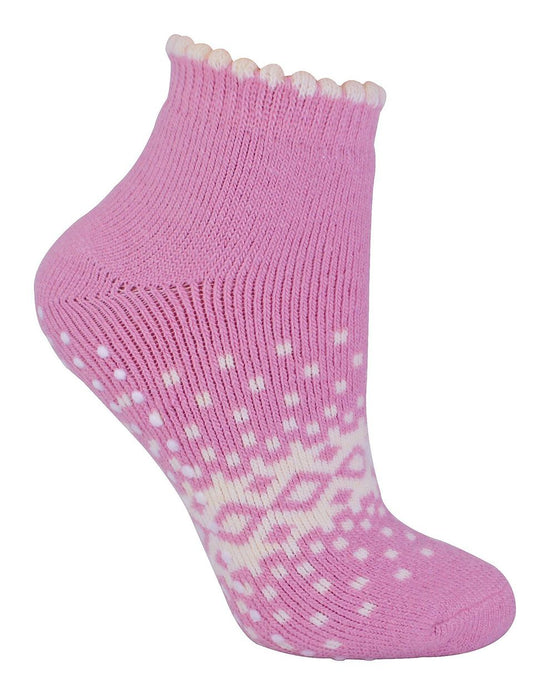 Luxurious Ladies Ankle Slipper Socks - Warm, Soft, Non-Slip