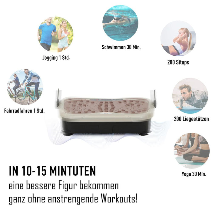 Premium Quality Vibration Plate Machine - Slim Trainer for Home Gym - Boost Your Fitness Journey with HOMCOM