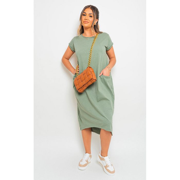 Ultimate Summer Vibes Short Sleeve Midi Dress