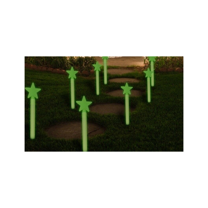 Premium 10Pcs Solar-Powered Garden GlowSticks, No Wiring, High-Quality Glow In The Dark Lights