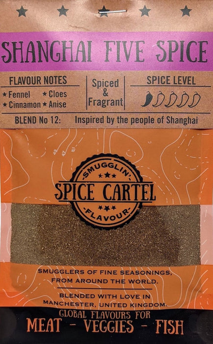 Spice Cartel's Shanghai Five Spice 35g Resealable Pouch