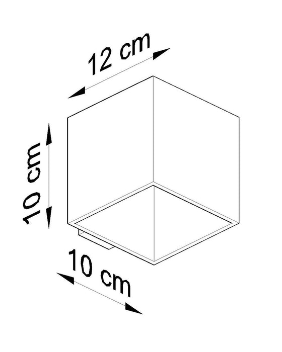 Modern Loft Design Wall Lamp: White Up/Down Square Shape - Best Quality, G9 Bulb - Perfect for All Demographics