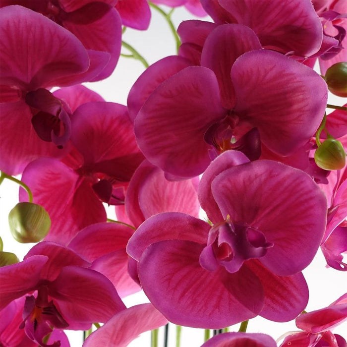 110cm Large Pink Orchid Plant Artifcial 41 REAL TOUCH flowers