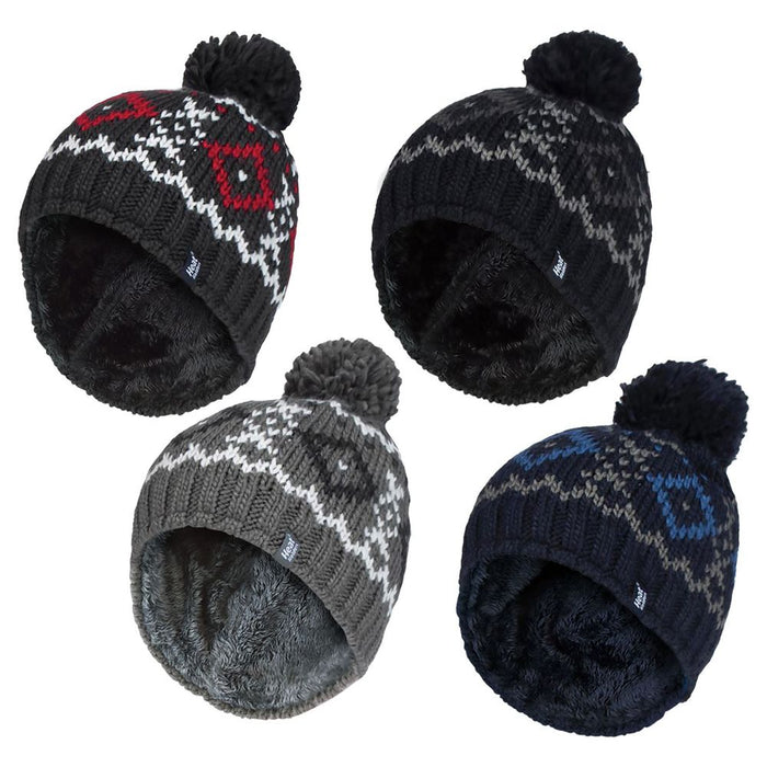 Heat Holders Thermal Hat with Pom Pom