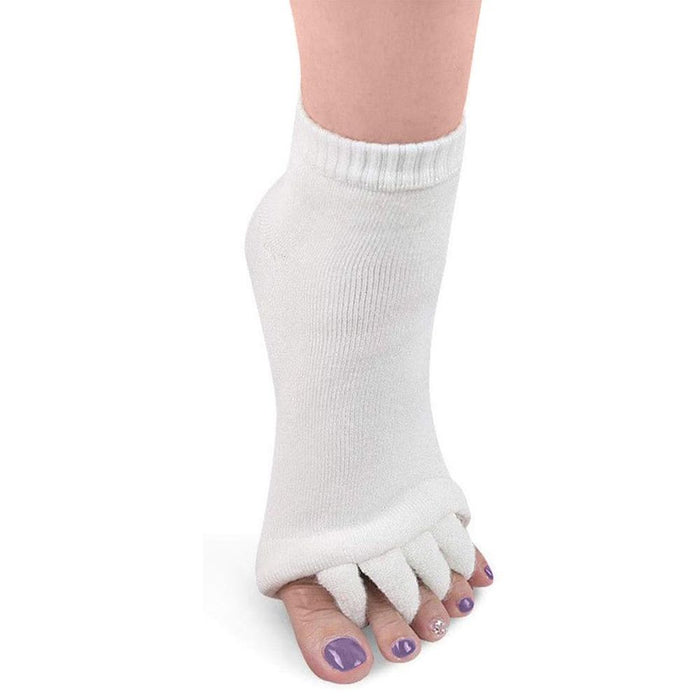 Premium Foot Alignment Socks | Relieve Foot Pain | White