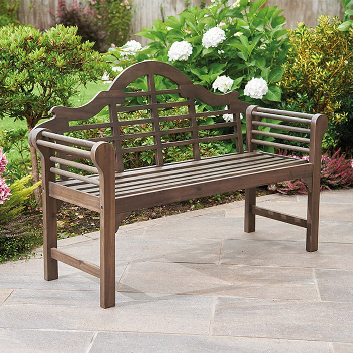 Lutyens Style Bench - Chestnut