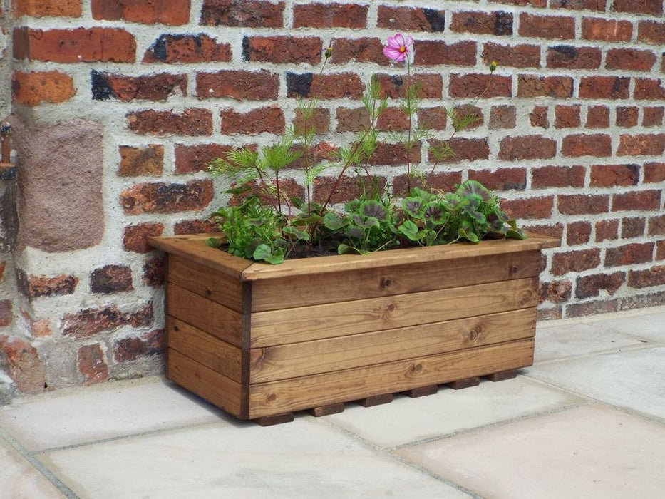 Premium British-Made Wooden Trough Set | 10-Year Rot Free Guarantee | Handcrafted & Sustainable | Outdoor Garden Decor