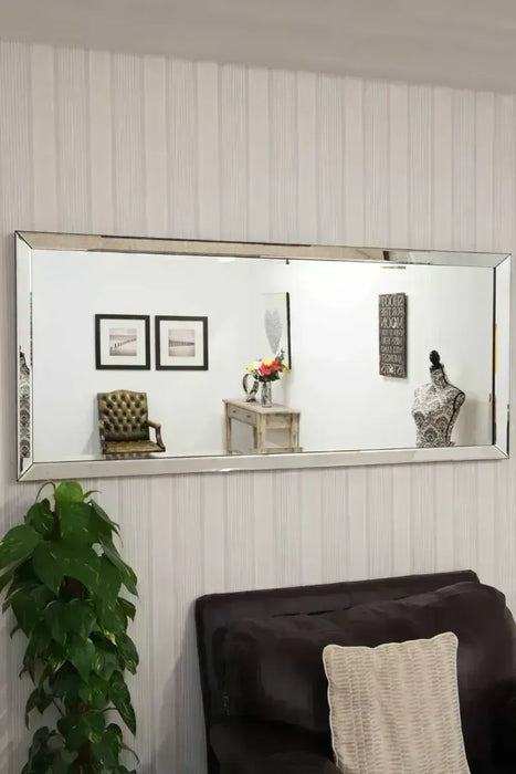 Premium Turvey Glass Angled Frame Full Length Mirror - High Quality, 178 x 76 CM