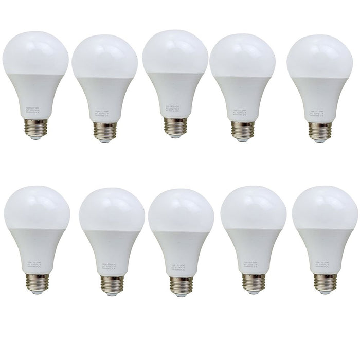 15W E27 Screw LED Light GLS bulbs, Energy Saving Edison  Cool White 6000K non dimmable lights