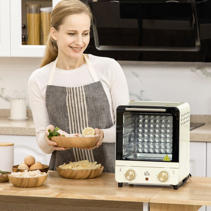 High-Quality HOMCOM Mini Oven Toaster with Baking Tray, Wire Rack, and Crumb Tray - Perfect for All Demographics!