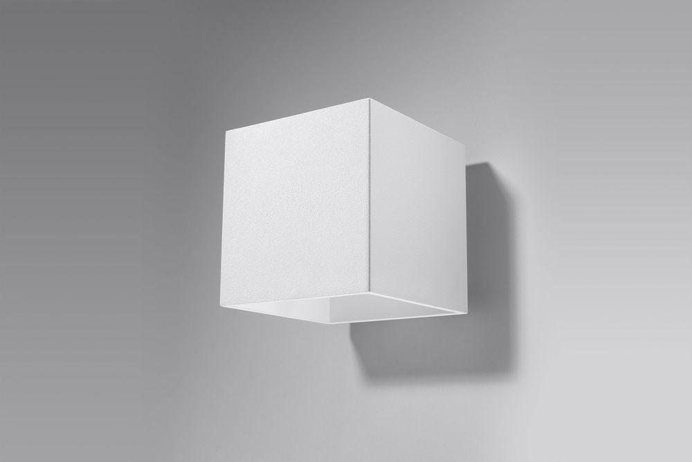 Modern Loft Design Wall Lamp: White Up/Down Square Shape - Best Quality, G9 Bulb - Perfect for All Demographics