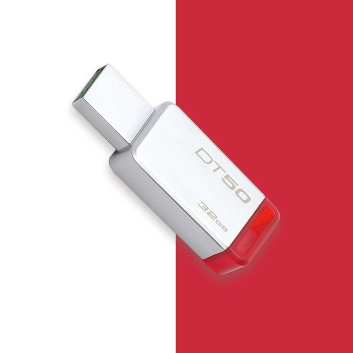 Kingston DT50 32GB USB Flash Drive - Compact, Lightweight, and Fast