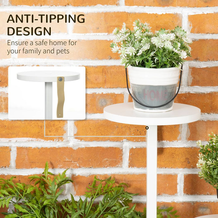 Premium 5 Tier Plant Stand: Flower Pot Holder Storage Organizer - Sturdy | Outsunny