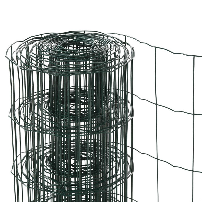 PawHut 0.6Mx10M Chicken Wire Mesh Rabbit Poultry Animal Fence PVC Coated Netting