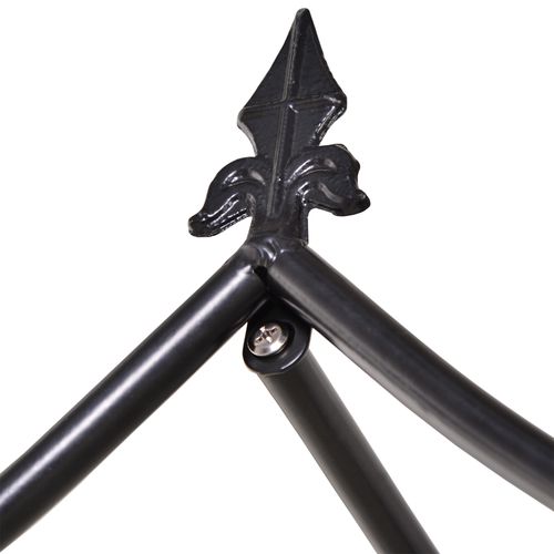 Steel Frame Backyard Pergola for Plants & Trellis Garden Arch Black