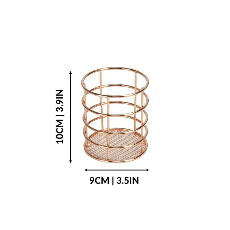 Premium Rose Gold Organisation Baskets - Set of 4 | M&W