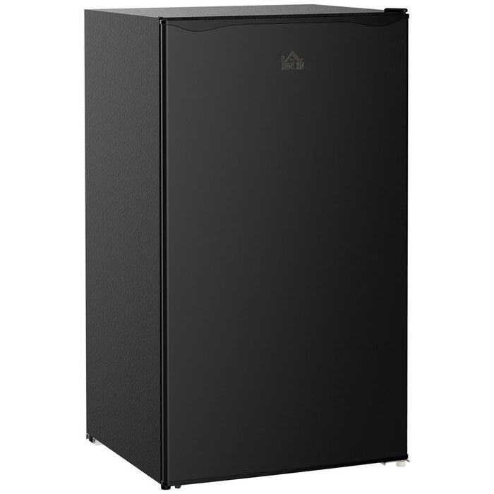 91L Freestanding Under Counter Fridge with Chiller Box Reversible Door Black