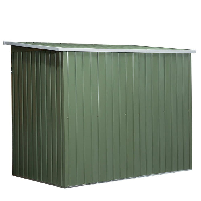 Garden Storage Shed - Durable, Sloped Roof, Outdoor Equipment Tool Storage - 213x130x173cm