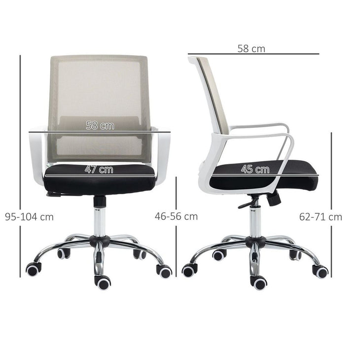 Comfortable & Stylish Vinsetto Mesh Office Chair. Adjustable Height & Swivel Seat for Maximum Support. Buy Now!