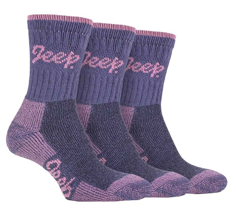 Jeep - 3 Pairs Ladies Terrain Socks