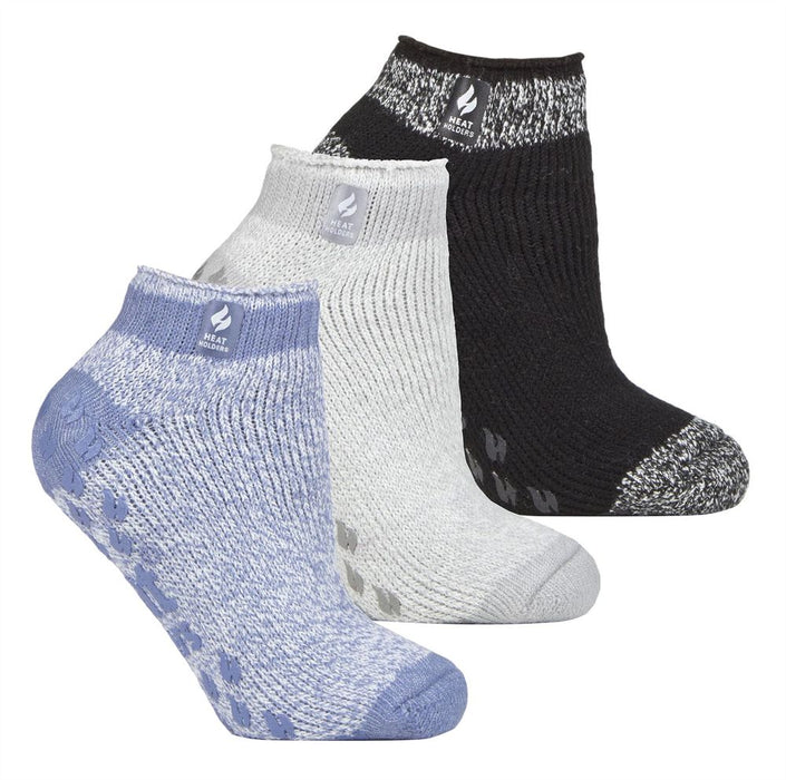 Heat Holders - 3 Pack Ladies Low Cut Slipper Socks