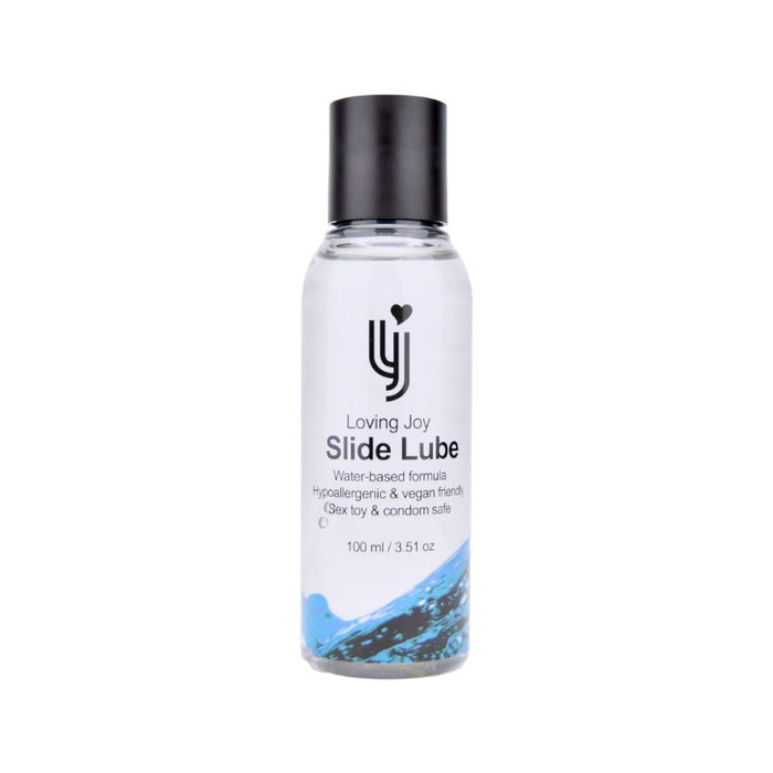 Loving Joy Slide Water Based Lubricant 100ml - Paraben-Free, Safe for Toys & Condoms