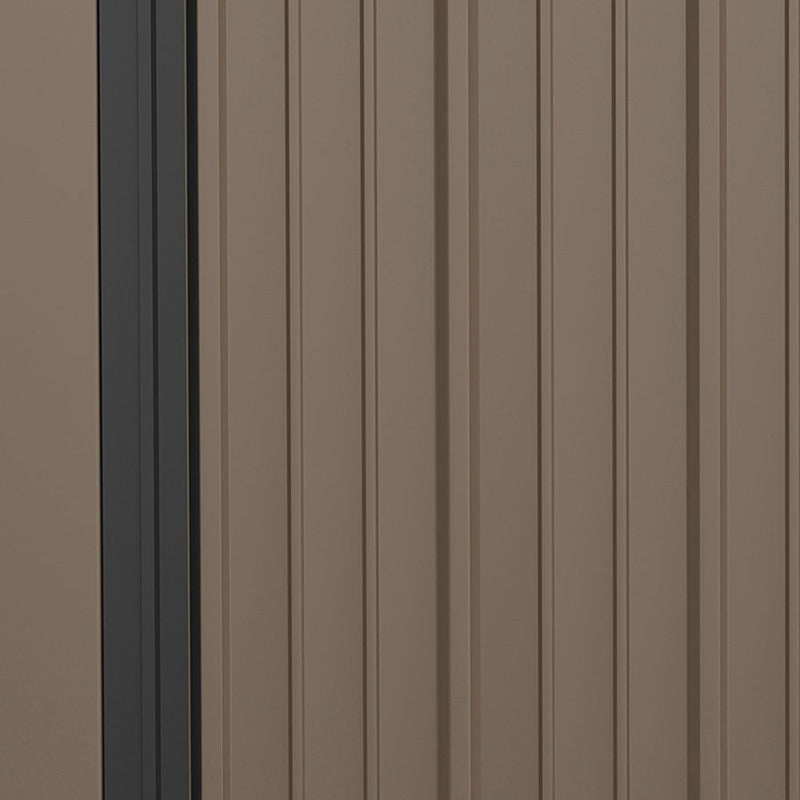 Outsunny Steel Garden Shed - Lockable Door - Weather-Resistant - Spacious Storage - High Quality