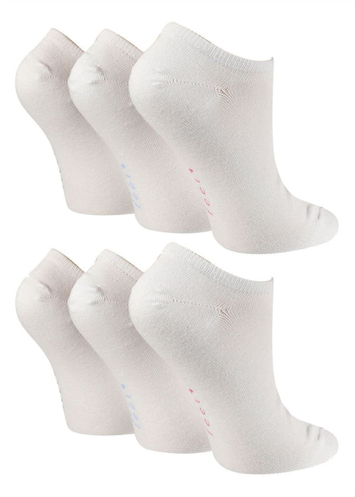 Wildfeet Trainer Socks - Soft, Breathable, Moisture-Wicking - 6 Pairs