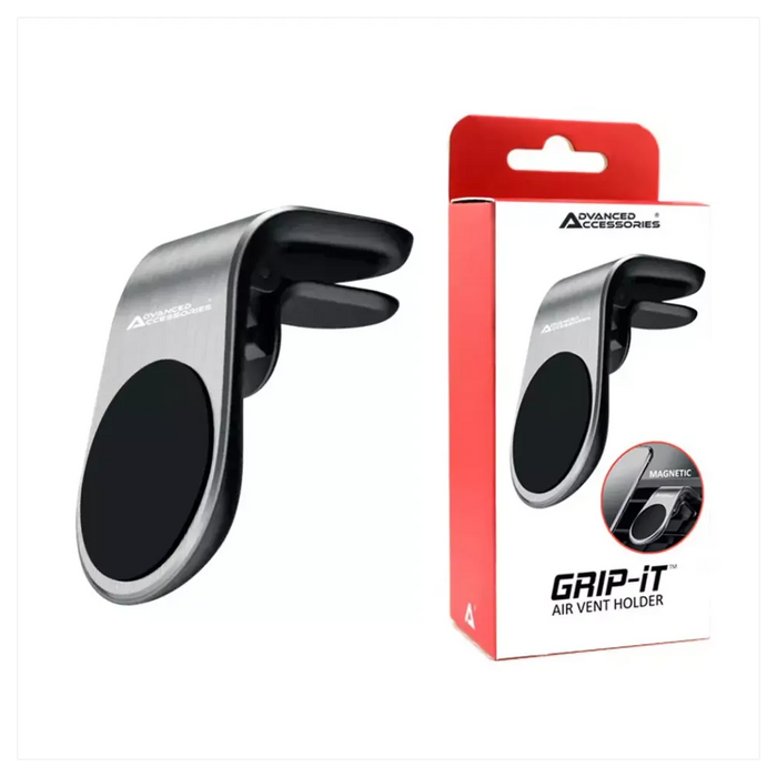 AA GRIP-iT Magnetic Car Air Vent Mount Holder - Silver/Black test1