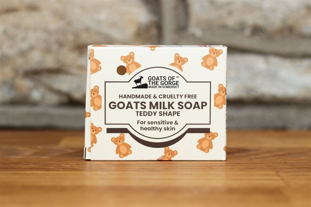 Premium Goats Milk Soap Teddy Shape - Moisturizing, Rejuvenating, Healthy Skin - Best Quality