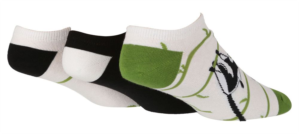 Wildfeet - Mens 3pk Novelty Trainer Socks