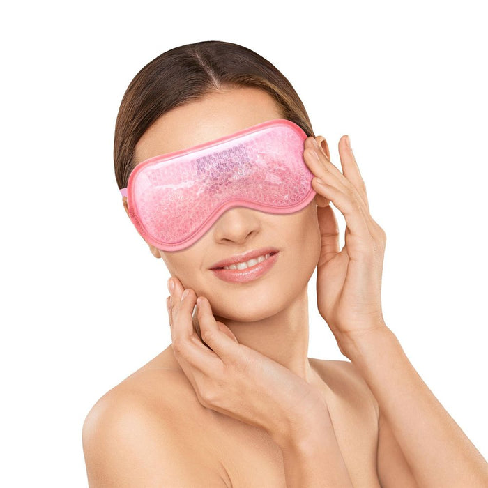 ASAB Gel Eye Mask Pink AS-05053: Soothing Treatment for Aches and Pains, Contours to Face, Easy to Use and Reusable