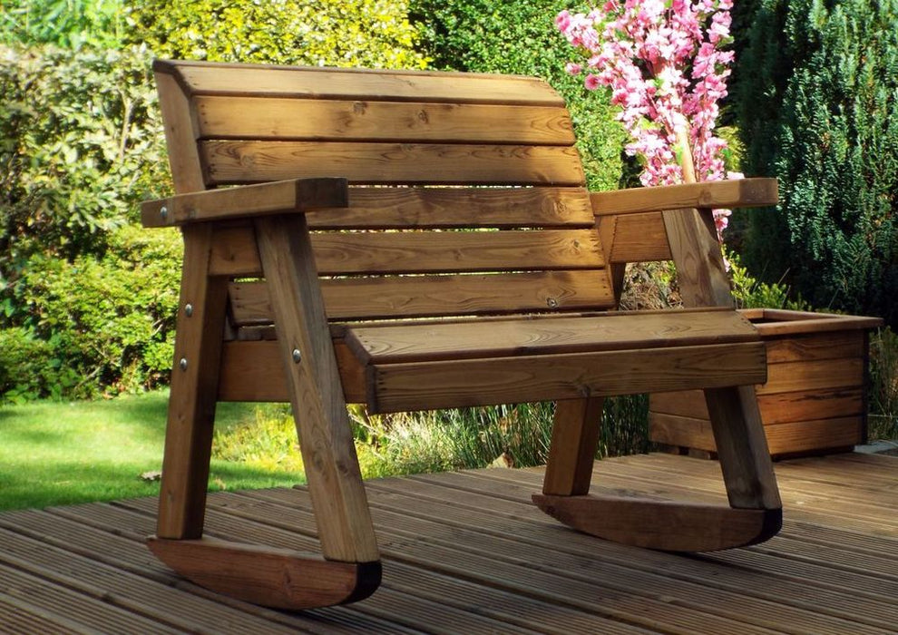 Premium British-Made Little Fellas Bench Rocker, Hand-Finished with Sustainably Sourced Wood - Rustproof & 10 Year Guarantee